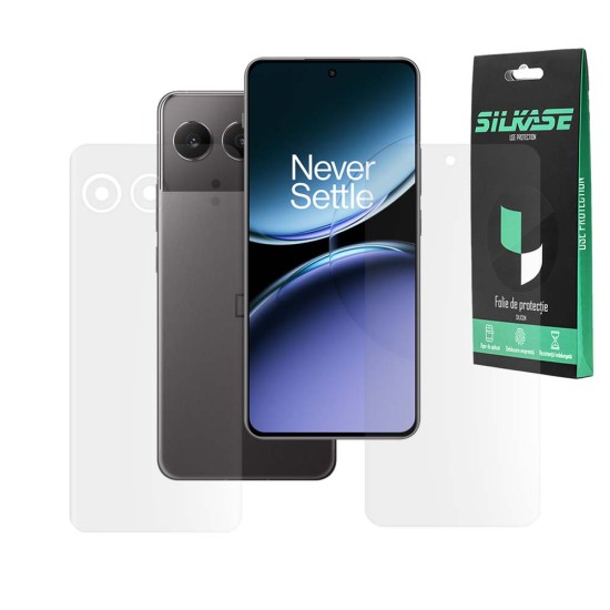 Set 2 folii mate SILKASE pentru OnePlus Nord 4, protectie telefon, silicon (Telefoane OnePlus, F7130) by www.silkase.ro