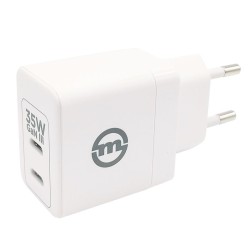 Incarcator retea Mobile Origin GaN 3, 2x USB-C, 35W, Alb Incarcator retea Mobile Origin GaN 3, 2x USB-C, 35W, Alb