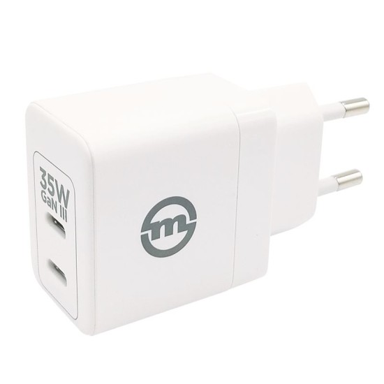 Incarcator retea Mobile Origin GaN 3, 2x USB-C, 35W, Alb (, ) by www.silkase.ro Incarcator retea Mobile Origin GaN 3, 2x USB-C, 35W, Alb (, GAN-35W-2C-WHT) by www.silkase.ro