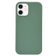 Husa compatibila cu Apple iPhone 12 Mini, SILKASE, magcase, culoare verde inchis, liquid silicon (iPhone 12 Mini, H0085) by www.silkase.ro