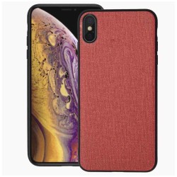 Husa Apple iPhone X XS, Fabric, culoare rosu Husa Apple iPhone X XS, Fabric, culoare rosu