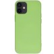 Husa pentru iPhone 12 Mini, SILKASE, culoare verde, silicon (iPhone 12 Mini, H0155) by www.silkase.ro
