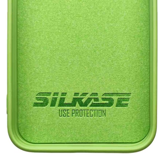 Husa pentru iPhone 12 Mini, SILKASE, culoare verde, silicon (iPhone 12 Mini, H0155) by www.silkase.ro