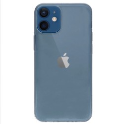 Husa compatibila cu iPhone 12 Mini, SILKASE, transparenta, silicon