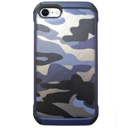 Husa pentru iPhone SE 2 2020 Army Military Grade, culoare Camo Albastru Husa pentru iPhone SE 2 2020 Army Military Grade, culoare Camo Albastru