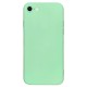 Husa compatibila cu iPhone SE 2020, SILKASE, square, culoare turcoaz, soft silicone (iPhone 7, H0200) by www.silkase.ro