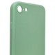 Husa compatibila cu iPhone SE 2020, SILKASE, square, culoare turcoaz, soft silicone (iPhone 7, H0200) by www.silkase.ro