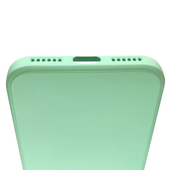 Husa compatibila cu iPhone SE 2020, SILKASE, square, culoare turcoaz, soft silicone (iPhone 7, H0200) by www.silkase.ro