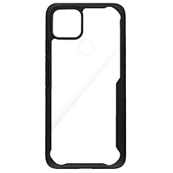 Husa Google Pixel 4a 5G, AntiGravity, SILKASE, culoare transparent / negru