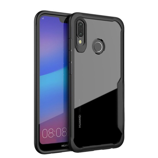Husa Huawei P20 Lite, AntiGravity, SILKASE, culoare transparent / negru (SILKASE, ) by www.silkase.ro Husa Huawei P20 Lite, AntiGravity, SILKASE, culoare transparent / negru (, H0275) by www.silkase.ro