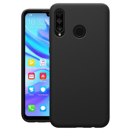 Husa Huawei P30 Lite, SILKASE, culoare negru, soft silicone (, H0278) by www.silkase.ro