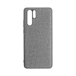 Husa Huawei P30 Pro, Fabric, culoare gri