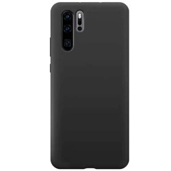 Husa Huawei P30 Pro, SILKASE, culoare negru, liquid silicone