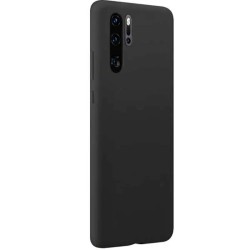Husa Huawei P30 Pro, SILKASE, culoare negru, liquid silicone Husa Huawei P30 Pro, SILKASE, culoare negru, liquid silicone