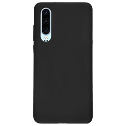 Husa Huawei P30, SILKASE, culoare negru, silicon