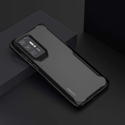 Husa Huawei P40 Pro, SILKASE , cauciuc, culoare transparent / negru Husa Huawei P40 Pro, SILKASE , cauciuc, culoare transparent / negru