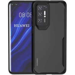 Husa Huawei P40 Pro, SILKASE , cauciuc, culoare transparent / negru
