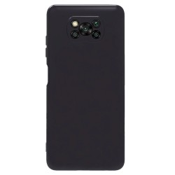 Husa pentru Poco X3, SILKASE, culoare negru, silicon Husa pentru Poco X3, SILKASE, culoare negru, silicon