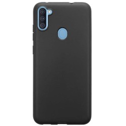 Husa Samsung Galaxy A11/M11, SILKASE, culoare negru, silicon Husa Samsung Galaxy A11/M11, SILKASE, culoare negru, silicon