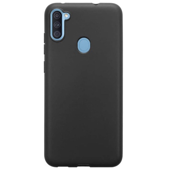 Husa Samsung Galaxy A11/M11, SILKASE, culoare negru, silicon (Telefoane Samsung, H0373) by www.silkase.ro