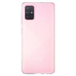 Husa Samsung Galaxy A71, SILKASE, culoare transparent, silicon