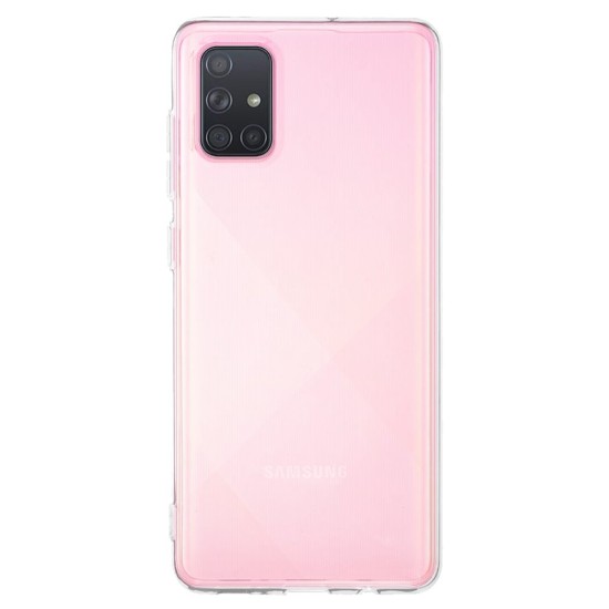 Husa Samsung Galaxy A71, SILKASE, culoare transparent, silicon (Telefoane Samsung, H0386) by www.silkase.ro