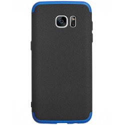Husa Samsung Galaxy S7 Edge, GKK, culoare negru/albastru, 360