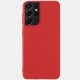 Husa compatibila cu Samsung S21 Ulltra, SILKASE, culoare rosu, soft silicon (Telefoane Samsung, H0437) by www.silkase.ro