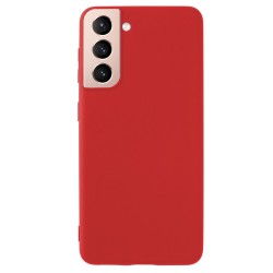Husa compatibila cu Samsung S21, SILKASE, culoare rosu, soft silicon Husa compatibila cu Samsung S21, SILKASE, culoare rosu, soft silicon