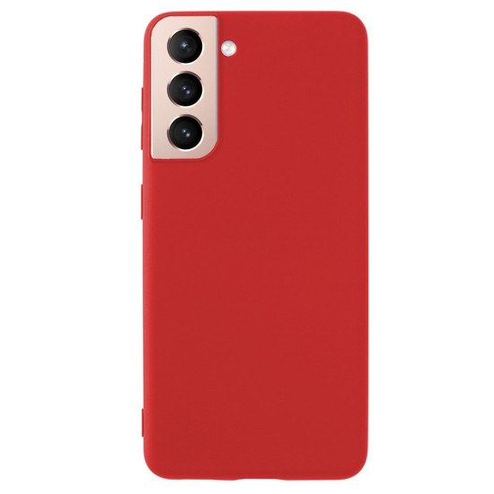 Husa compatibila cu Samsung S21, SILKASE, culoare rosu, soft silicon (Telefoane Samsung, H0441) by www.silkase.ro