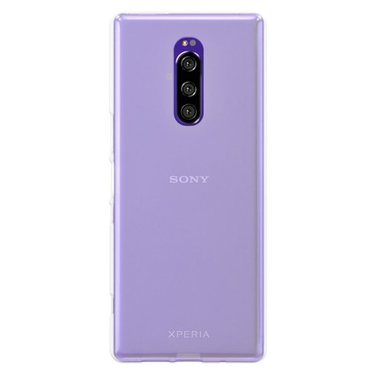 Husa Sony Xperia 1 / XZ4, SILKASE, transparenta, silicon (Xperia 1, H0469) by www.silkase.ro