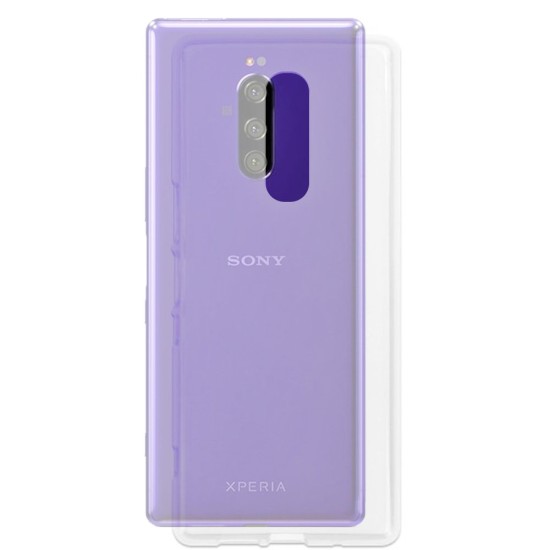 Husa Sony Xperia 1 / XZ4, SILKASE, transparenta, silicon (Xperia 1, H0469) by www.silkase.ro