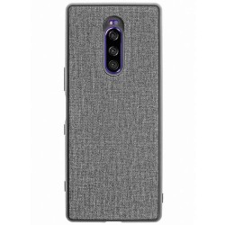 Husa Sony XZ4 / Xperia 1, Fabric, culoare gri