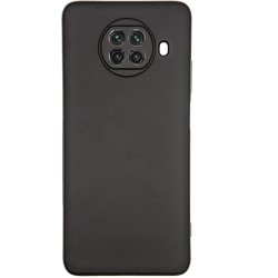 Husa compatibila cu Xiaomi Redmi Note 9 Pro 5G, SILKASE, culoare negru, soft silicon