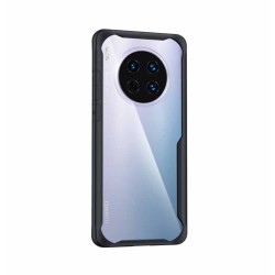 Husa compatibila cu Huawei Mate 40 Pro, AntiGravity, SILKASE, culoare transparent / negru
