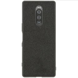 Husa Sony XZ4 / Xperia 1, Fabric, culoare negru