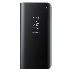 Husa flip pentru Huawei Mate 20 Pro, SILKASE, culoare negru, clear view Husa flip pentru Huawei Mate 20 Pro, SILKASE, culoare negru, clear view