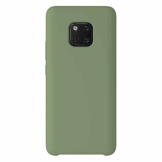 Husa SILKASE pentru Huawei Mate 20 Pro, culoare verde, silicon (Husa Soft Silicon, H0810) by www.silkase.ro