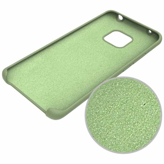 Husa SILKASE pentru Huawei Mate 20 Pro, culoare verde, silicon (Husa Soft Silicon, H0810) by www.silkase.ro