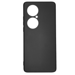 Husa SILKASE pentru Huawei P50 Pro, soft silicon, negru