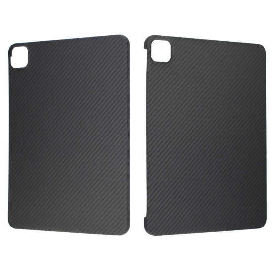 Husa carbon SILKASE pentru Apple iPad Pro 11", aramid kevlar, negru (Husa Kevlar, H0945) by www.silkase.ro