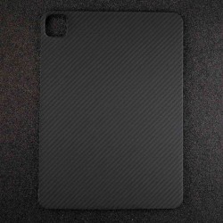 Husa carbon SILKASE pentru Apple iPad Pro 11", aramid kevlar, negru