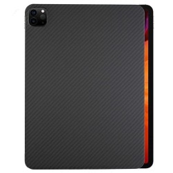Husa carbon SILKASE pentru Apple iPad Pro 11", aramid kevlar, negru