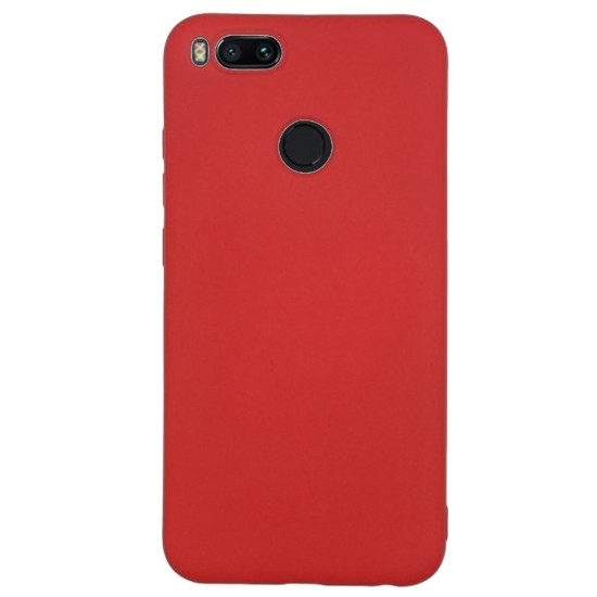 Husa SILKASE pentru Xiaomi Mi A1, protectie camera, soft silicon rosu (SILKASE, Lichidare stoc) by www.silkase.ro Husa SILKASE pentru Xiaomi Mi A1, protectie camera, soft silicon rosu (Mi A1, H1093) by www.silkase.ro