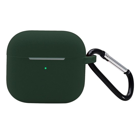 Husa SILKASE pentru Apple Airpods Gen. 3, soft silicon, culoare verde army (SILKASE, ) by www.silkase.ro Husa SILKASE pentru Apple Airpods Gen. 3, soft silicon, culoare verde army (, H1135) by www.silkase.ro