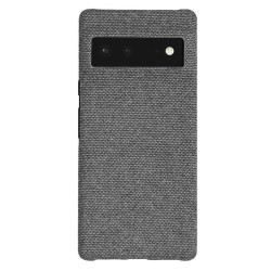 Husa SILKASE pentru Google Pixel 6, full fabric, culoare gri deschis