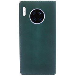 Husa Flip SILKASE pentru Huawei Mate 30 Pro,piele ecologica , culoare verde turcoaz inchis Husa Flip SILKASE pentru Huawei Mate 30 Pro,piele ecologica , culoare verde turcoaz inchis