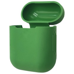 Husa SILKASE pentru Apple AirPods, Liquide Silicon, culoare verde army