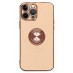 Husa SILKASE pentru Apple iPhone 13 Pro Max, protectie camera, silicon roz/auriu (iPhone 13 Pro Max, H1502) by www.silkase.ro