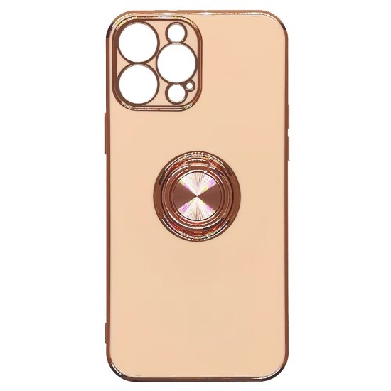 Husa SILKASE pentru Apple iPhone 13 Pro Max, protectie camera, silicon roz/auriu (iPhone 13 Pro Max, H1502) by www.silkase.ro